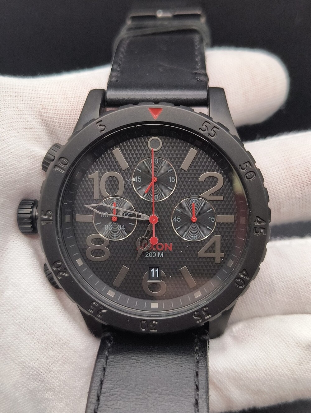 Nixon The 48-20 "Stamped" Like New ✨